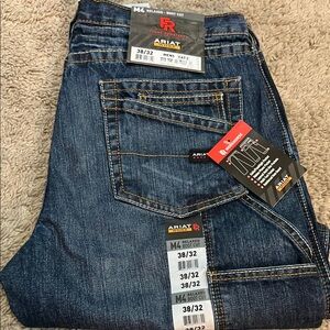 Ariat Blue Relaxed Jeans with Classic Indigo Wash